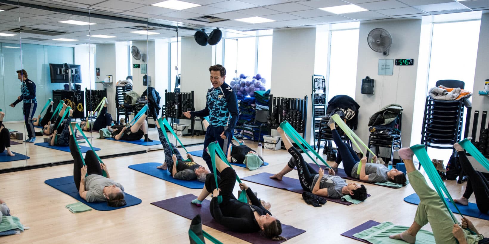 People working out